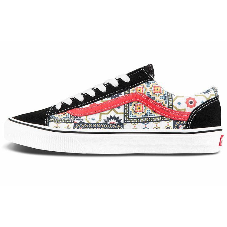 Vans Style 36 Moroccan Print Low-Top Skate Shoes Unisex Sneaker Black VN0A54F6687