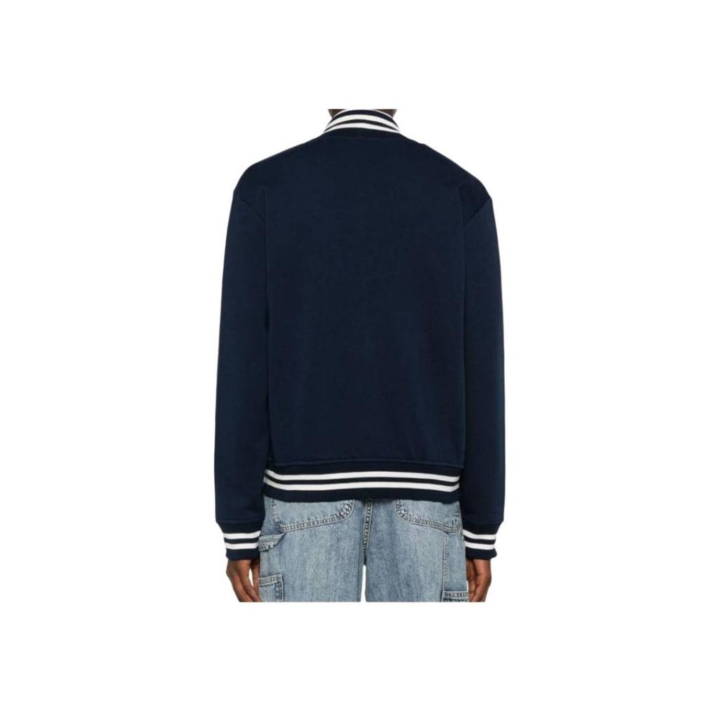 Polo Ralph Lauren Letter Logo Patch Baseball Otter Однобортная куртка с длинным рукавом Мужские куртки Темно-синие 710952067-001