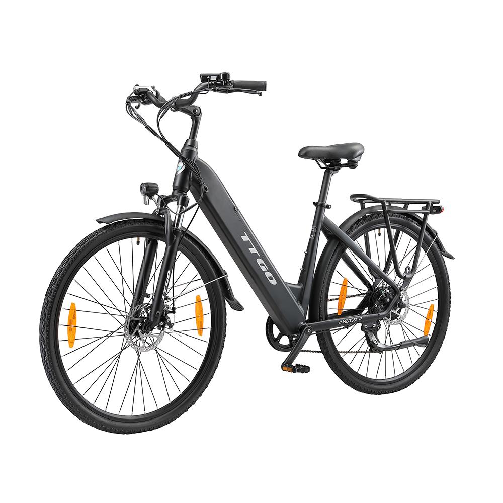 TTGO HZ-28ST электровелосипед для взрослых 28" Step-thru Commuter City Ebike 250W мотор 36V 20Ah аккумулятор