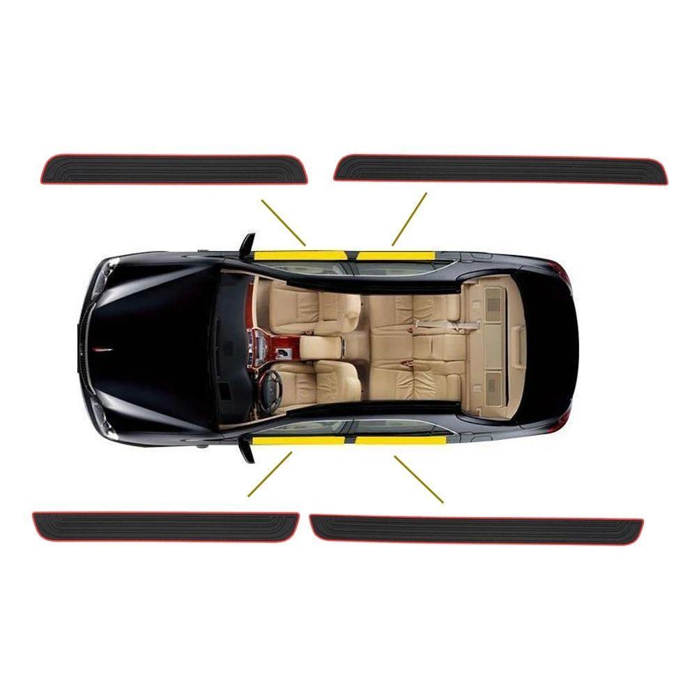 Car Styling Car Door Sill Stickers Rubber Anti-Scratch Car Door Sill Sticker  Car Door Sill