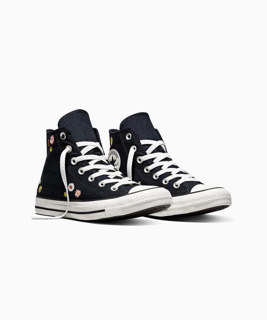 Converse Кеды Chuck Taylor All Star с вышивкой цветов, черные, A16902C