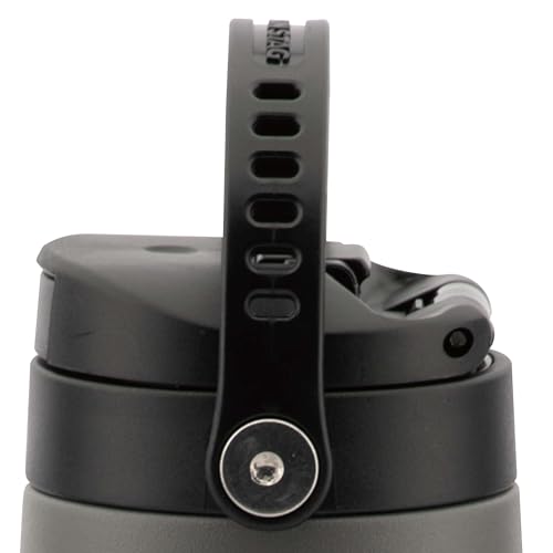 CAPTAIN STAG HD One-Touch Sports Bottle, 1000ml, Gray, UY-7098, Double Stainless Steel, Vacuum Insulated, Keeps Hot or Cold