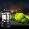 1PC LED Tent Light Outdoor Without Battery Retro Waterproof Portable Camping Lamp Super Bright for Hiking Fishing
