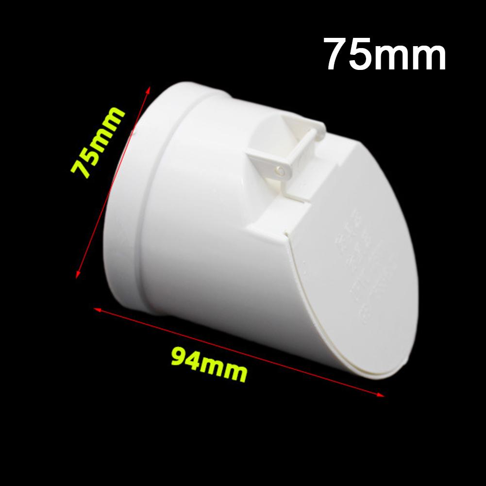 50-160 мм ПВХ Дренажная труба Обратный клапан Напольные трапы Автоматически закрывающаяся крышка клапана смещения для канализационной трубы Септик Сантехника