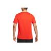 Nike Модная универсальная футболка с круглым вырезом и коротким рукавом, дышащая, мужские топы, оранжевый HJ3465-633