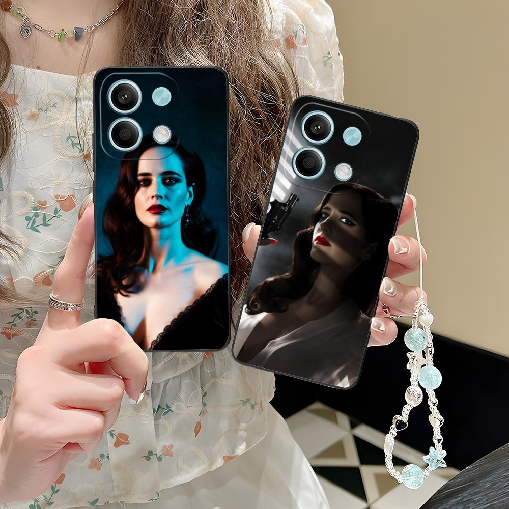 Матовая TPU чехол-бампер Eva Green для POCO F8 F7 F6 F5 F4 F3 F2 Pro GT C75 C71 C65 C61 C40 Pro Ultra Цветной чехол