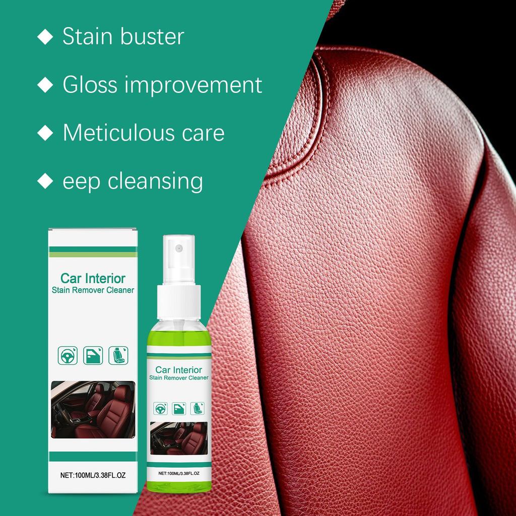 Средство для чистки салона автомобиля, ухода, удаления пятен и чистки автомобиля 100 мл
