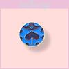 Stylish Blue Cartoon Ladybug Brooch Trendy Alloy Pin Badge For Fashion Lovers