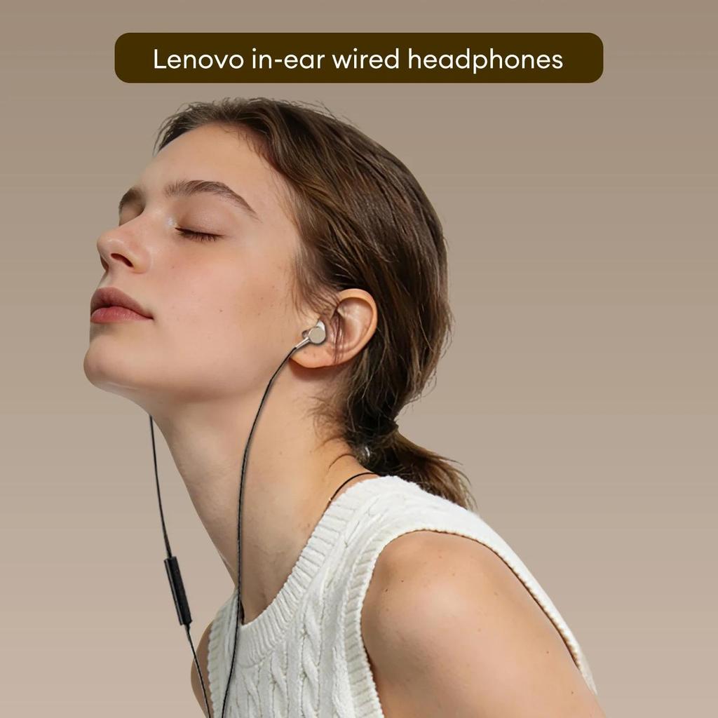 Оригинальные проводные внутриканальные наушники Lenovo YF31 Soft Fit Игровые наушники Type-C/3.5мм 360° Объемный звук Сверхнизкая задержка Наушники-вкладыши с микрофоном НОВЫЕ