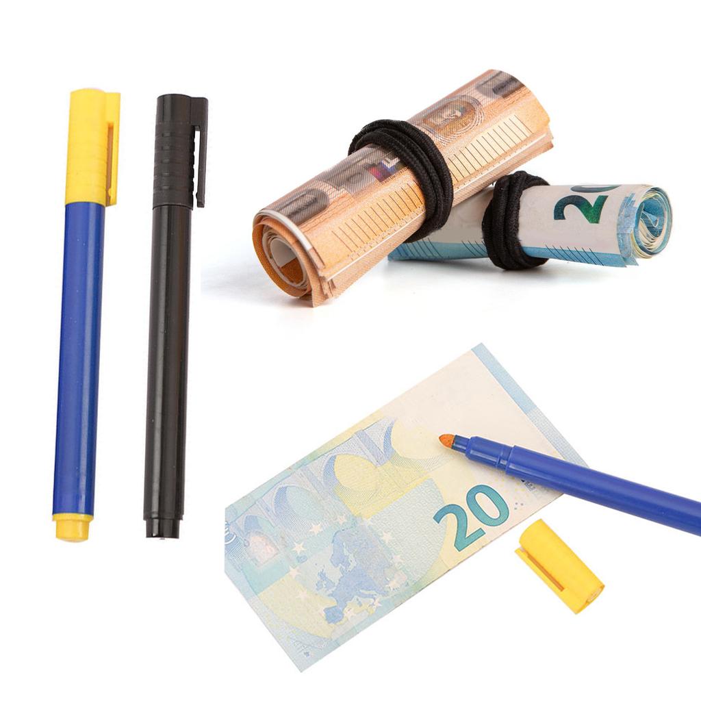 5/10Pcs Counterfeit Money Detection Pen Quick Check Counterfeit Money Detector Pen Fake Money Detector Markers Pen