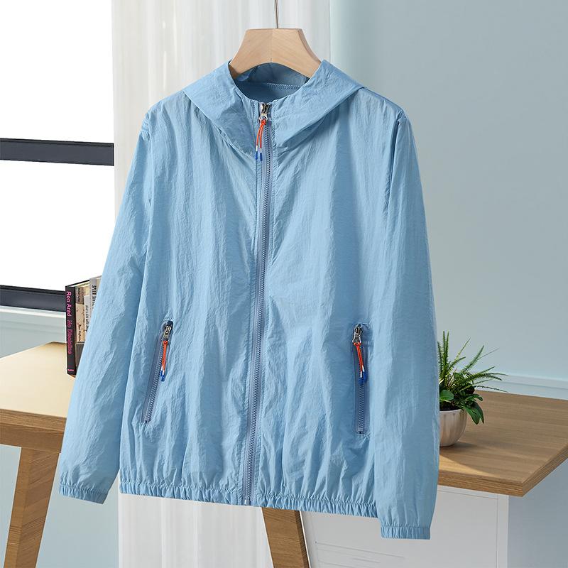 Ветрозащитная, быстросохнущая, прочная, свободная, женская куртка, простая, красивая, с карманами на молнии, весенне-летняя одежда 7XL