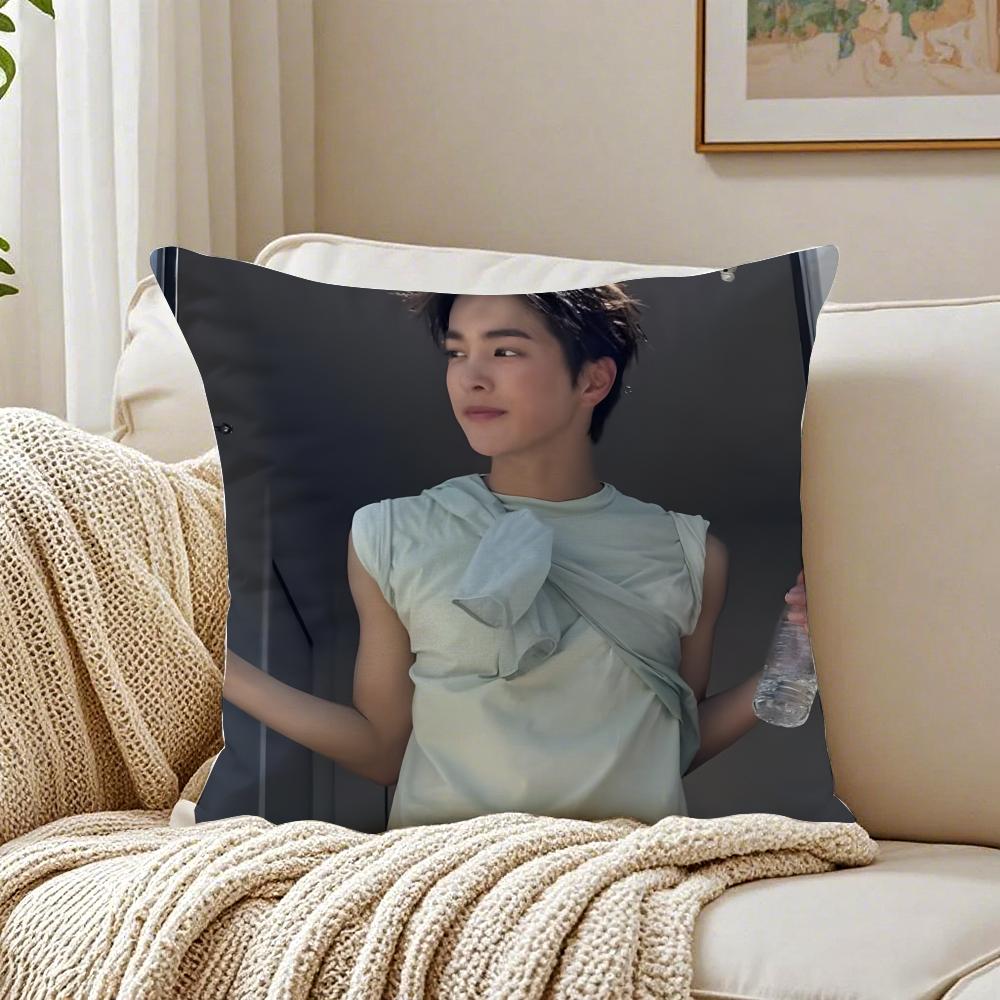 Person KPop CCORTIS KKEONHO Cushion Cover Pillowcase Antidustmite living Room Sofa Decor Cushion Room