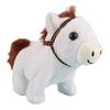 Simulation Plush Horse Toy with Sound Electric Walking Interactive Horse Plushie Toddlers Boys Girls Educational Stuffed Animal Toy