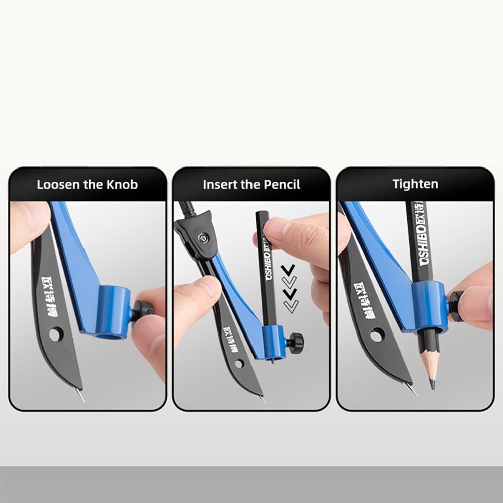 9PCS/Set Propelling Pencil Stationery Ruler Set Plastic Measuring Ruler Protractor Students