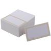 Lebonarier Folding Place Card Set, 120 Handmade Message Cards for Weddings and Parties (Gold Line)
