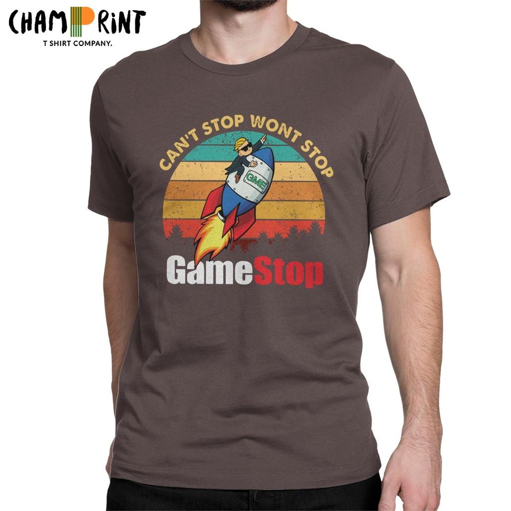 Gamestop Street Илон Маск Reddit Футболки Мужские Wallstreetbets Gme Wsb Футболка Акции Stonks