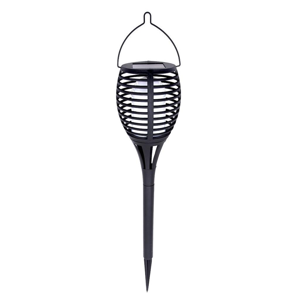 Solar lamp imitating a flame