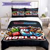 Roblox 289 Customize your name Bedding Set Breathable Duvet Cover with Pillowcases Home Decoration Birthday Gift