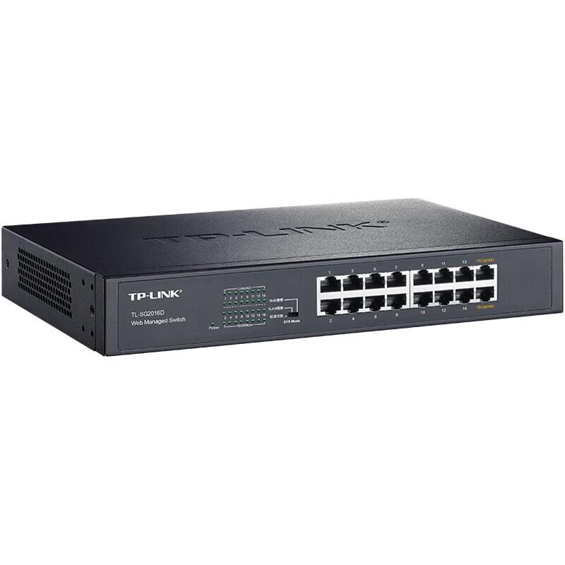 TP-LINK TL-SG2016D 16-Port Gigabit Cloud Managed Web Smart Switch