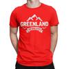 Винтажная футболка Greenland Glaciers Icebergs для мужчин с круглым вырезом, хлопковые футболки с коротким рукавом, размер 5XL, одежда