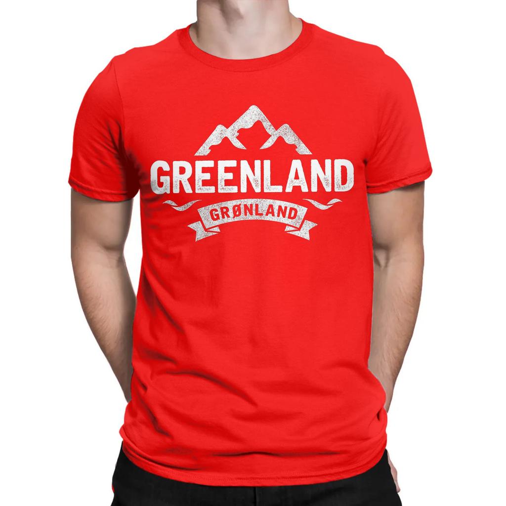 Винтажная футболка Greenland Glaciers Icebergs для мужчин с круглым вырезом, хлопковые футболки с коротким рукавом, размер 5XL, одежда