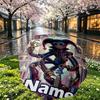 Custom Name Personalized Poppy Playtime Print Umbrella, Auto Open Close, 8‑Rib Sturdy Frame, Commute Camping Hiking Use, Birthday Gift