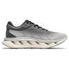 Li Ning износостойкие низкие беговые кроссовки мужские серый черный AZGU005-3