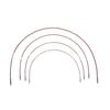 Matte Red Anodized Aluminum Circular Knitting Needles Set, 13 Pairs with Detachable Replacement Cords for Cross-Stitch Sweaters