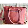 Leather Bag for Women Genuine Goat Leather Tote Handmade Bag 12X16X4 Inch Large