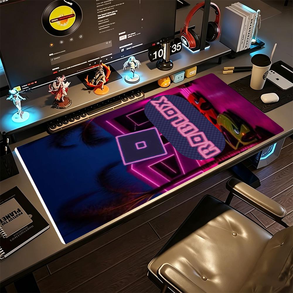 Roblox Large Mouse Pad Gamer Mousepad Desktop Mouse Pad Non-Slip Rubber Base Office Desk Accessory