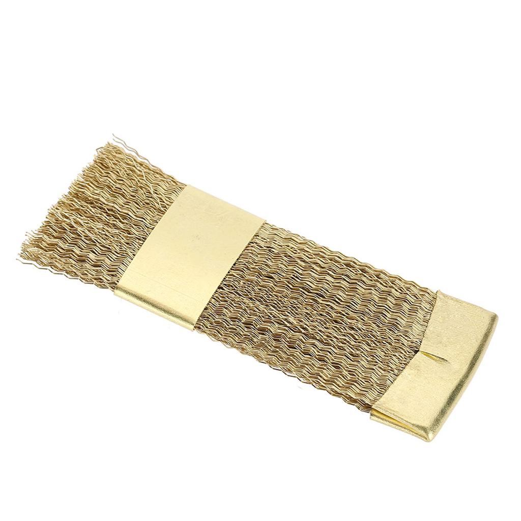 Nail Art Bits Cleaning Brush Golden Color Copper Wire Drill Cleaner Brush Manicure Accessories