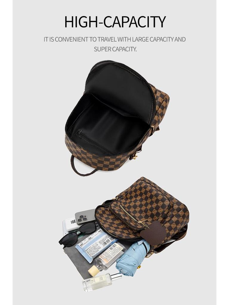 2025 Women's Multi-Function Backpack: Versatile, Casual, Large-Capacity Shoulder Bag for Commuting