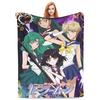 S-Sailor M-Moon Anime Blanket Quality Warm Throw Blanket Winter Picnic Outdoor Comfortable Bedspread