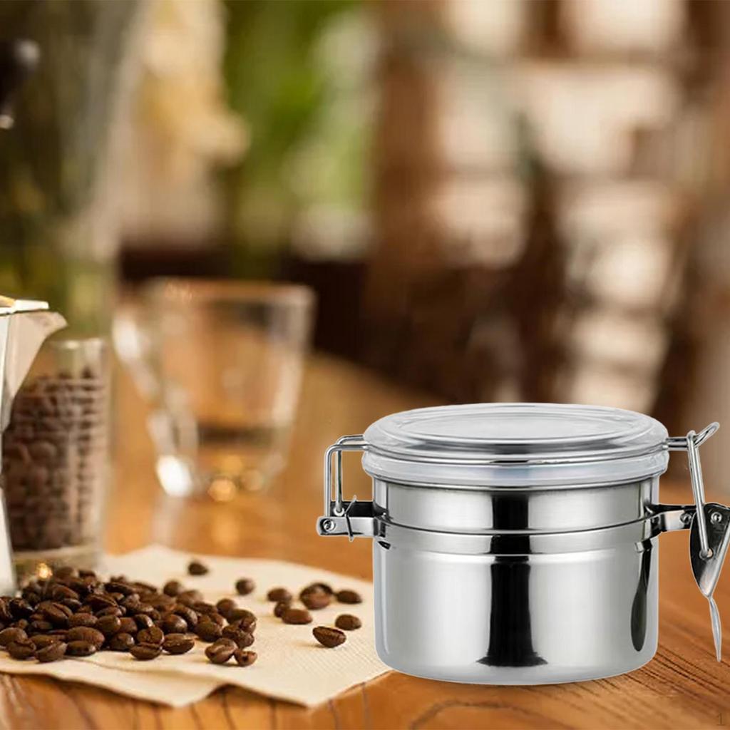 Контейнер для кофейных зерен, кухонная банка для хранения зерновых, многофункциональная посуда, герметичный резервуар для