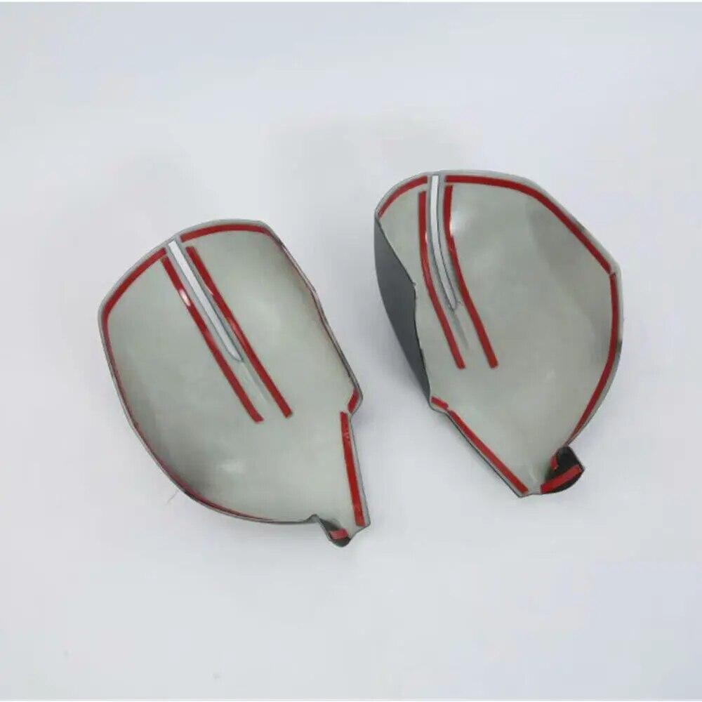 For Honda CRV CR-V 2017- Car Rearview Side Mirror Cover Wing Cap Sticker Exterior Door Rear View Case Trim Carbon Fiber Auto