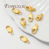 Латунный замок-карабин с покрытием из 18-каратного золота для бижутерии, DIY аксессуары для ожерелий и браслетов, Застежки-коннекторы, Фурнитура для изготовления ювелирных изделий