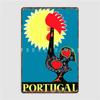 1965 Portugal Rooster Of Barcelos Travel Poster Metal Plaque Poster Club Bar Wall Cave Retro Tin Sign Posters