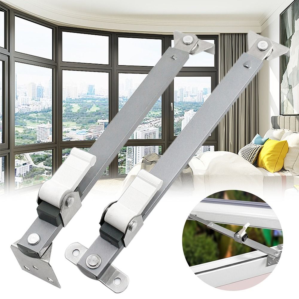 Steel Windproof Gusset Fixed Window Limiter Angle Controller Children Safety Lock Window Support