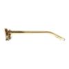 Saint Laurent Logo Design Acetate Irregular Shape Sunglasses Unisex sunglasses Beige SL557SHADE004