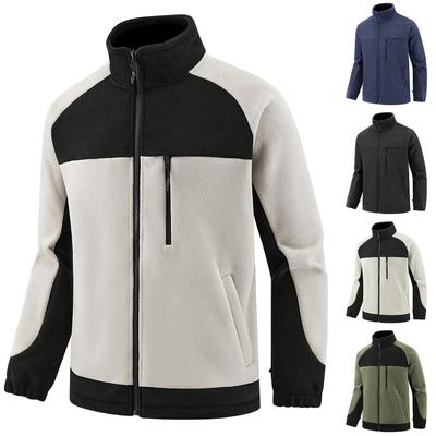 Мужской зимний спортивный кардиган свитер флисовая теплая куртка