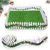 LED Light Garden Fence Micro Landscape Small Fence Fashion Christmas Elf Fence  Garden