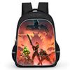 Мультяшный студенческий рюкзак FORTNITE, 16 дюймов, большая вместимость, легкий и прочный дизайн, подходит для мальчиков и девочек в возрасте 5-10 лет