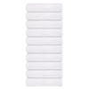 VidaXL Shower Towels 10 Pcs White 70x140 Cm 360 G/m² 100% Cotton, Towel, Set of Bath Towels, Towel 136655.