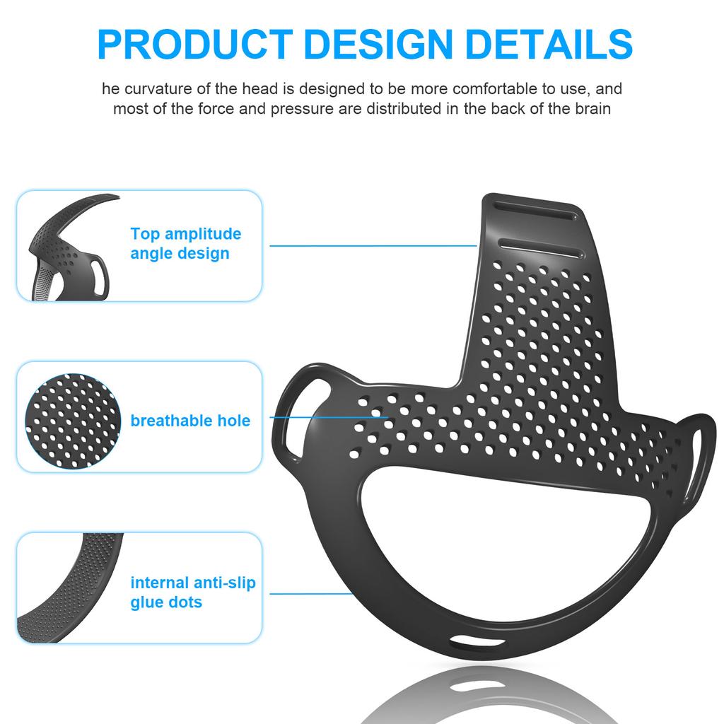 Удобная подушечка для крепления на голове VR для аксессуаров гарнитуры Quest3, силиконовый кронштейн для гарнитуры виртуальной реальности 3D