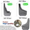4Pcs Set Mud Flaps Splash Guards Mudguards Guard Car Fender Protection Body Kit For Land Rover Defender L663 Cover Accessories