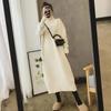 Robe Black Female Dress Clothing Sweater Loose Turtleneck Knitted Maxi Women's Dresses Long White Autumn Winter