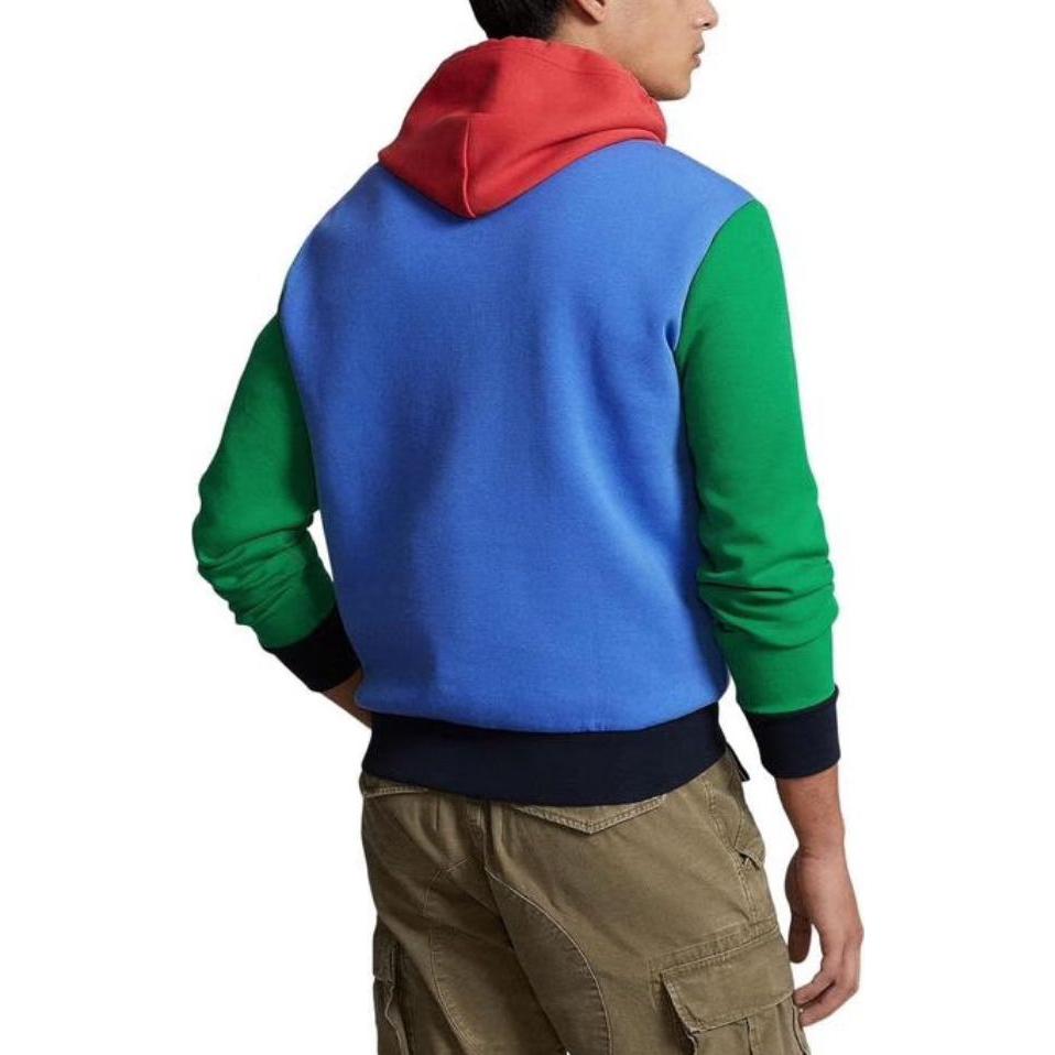 Polo Ralph Lauren Color Block Hooded Casual Long Sleeve Sweatshirt Men Sweatshirt Multicolor 710900824-001