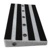 Guitar Effect Pedal Board PE Hook and Loop Fastener Instrument Accessory for Performance White Marble Design