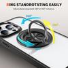 Для Magsafe Вращающееся на 360° Автомобильное Кольцо-Держатель Прозрачный Ударопрочный Чехол для Телефона Для IPhone 15 14 13 12 11 Pro Max Бампер Задняя Крышка