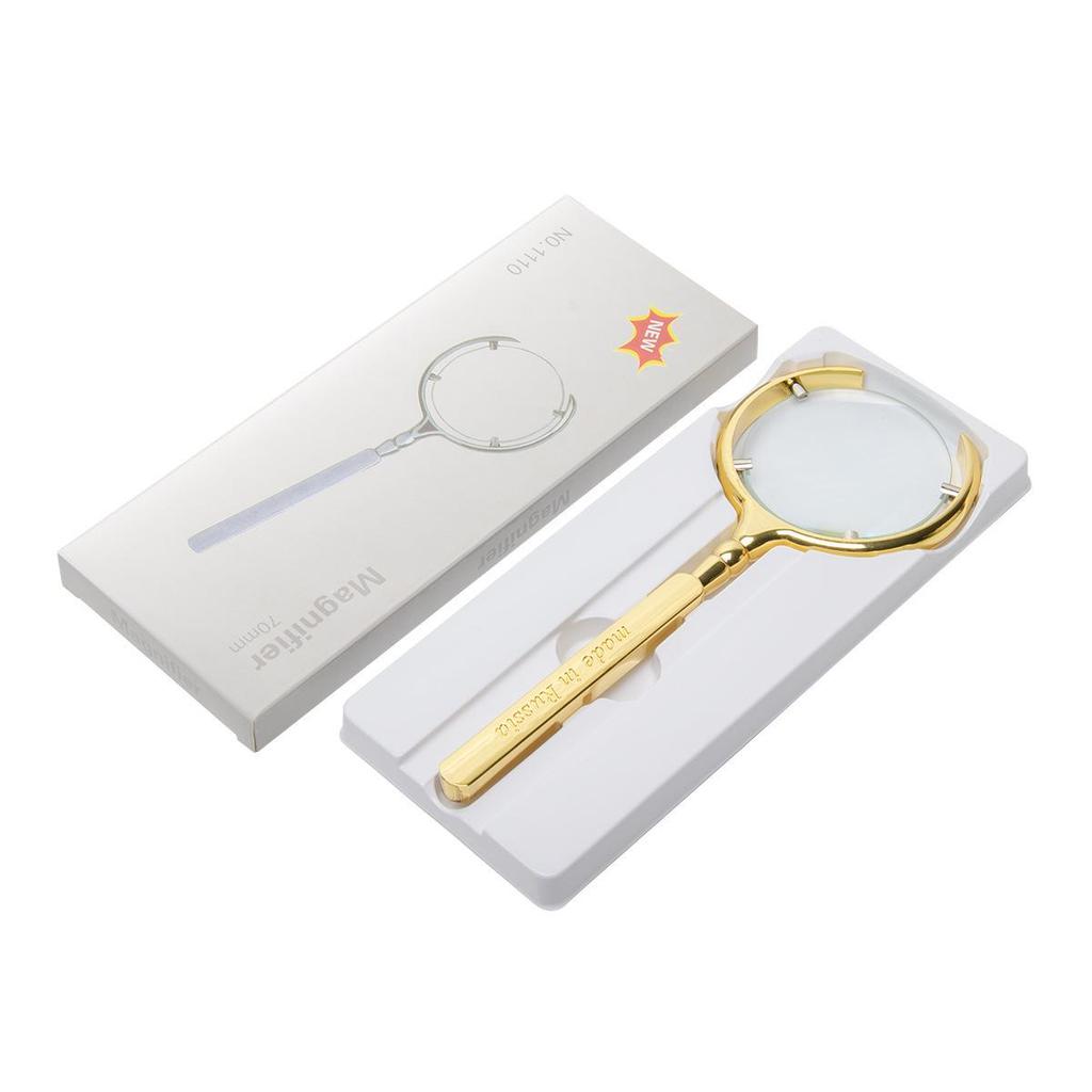 Portable Crescent Convex Lens 20x Magnifying Glass for Students & Seniors - Ideal for Reading, Observation, and Insect Exploration